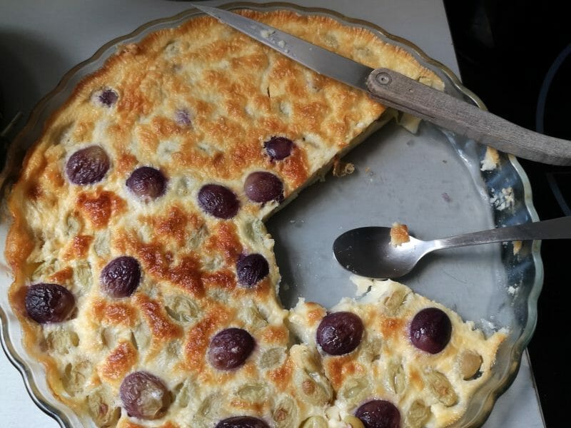 Clafoutis Aux Raisins Frais Au Thermomix - Cookomix