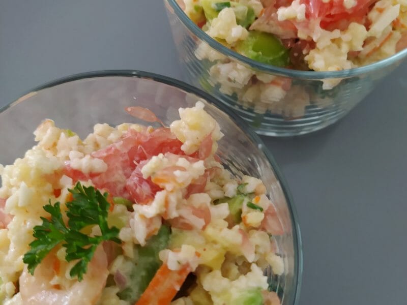 Salade d'orzo à la méditerranéenne au Thermomix - Cookomix