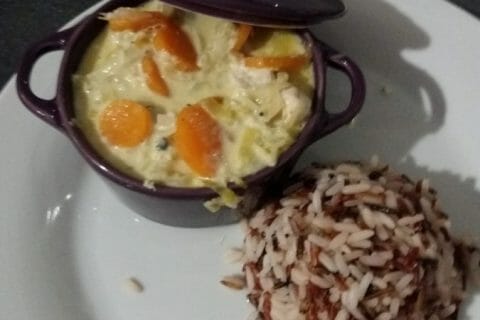 Blanquette De Dinde Au Bleu D'auvergne Au Thermomix - Cookomix