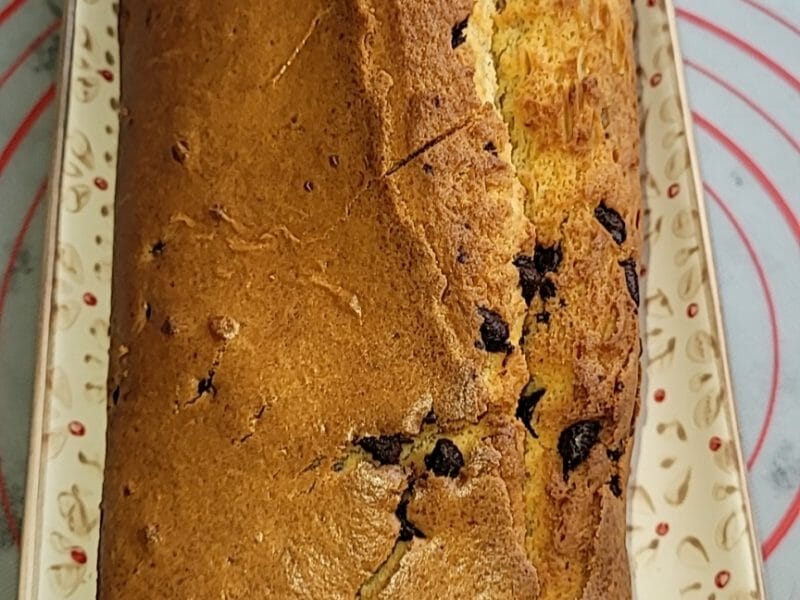 Plum Cake Aux Pepites De Chocolat Au Thermomix Cookomix