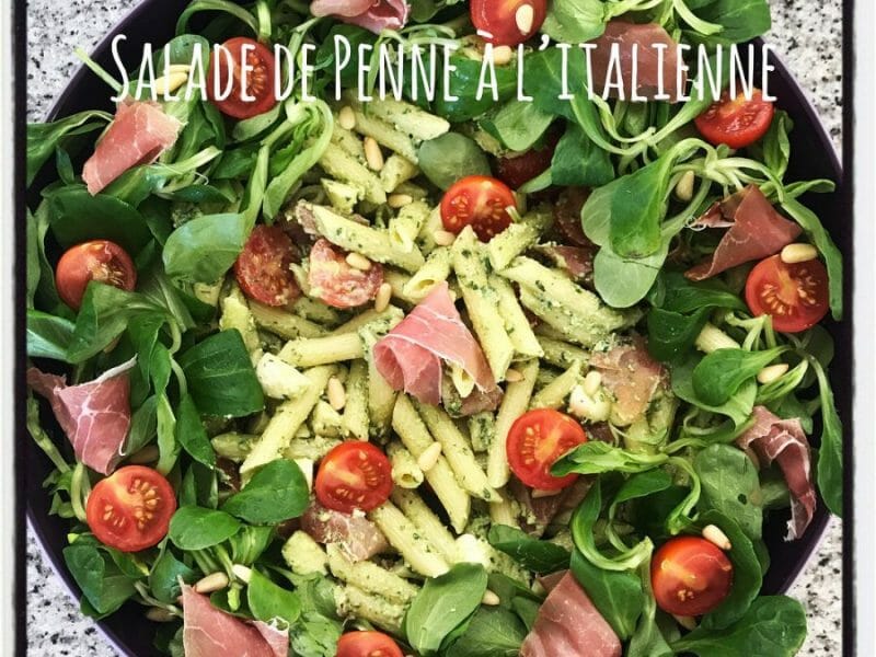 Salade de penne à l italienne au Thermomix Cookomix