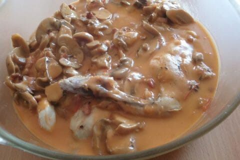 Lapin sauce chasseur au thermomix