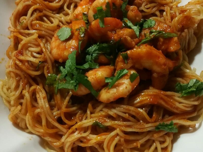 Crevettes sautées aux oignons nouveaux - Cookidoo® – la plateforme de  recettes officielle de Thermomix®