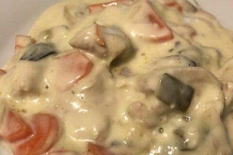 Blanquette De Dinde Au Bleu D'auvergne Au Thermomix - Cookomix