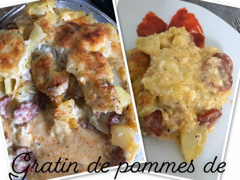 Gratin De Pommes De Terre Au Chorizo Au Thermomix - Cookomix