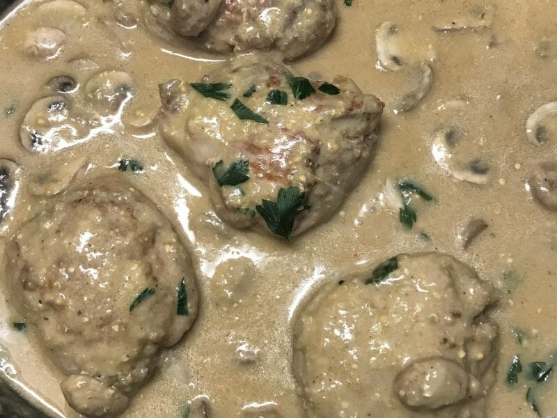 Paupiettes de veau aux champignons au thermomix