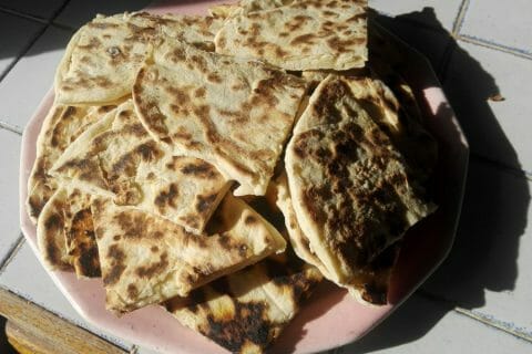 Naans Au Fromage Au Thermomix - Cookomix