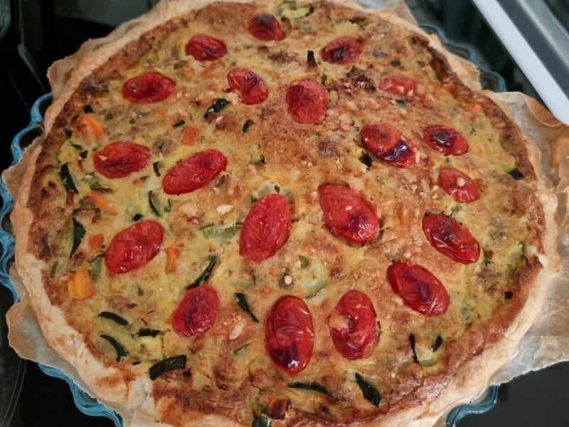 Tarte Au Thon, Tomate Et Moutarde Au Thermomix - Cookomix