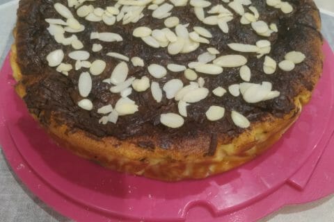 Gâteau à la faisselle, poires et chocolat au Thermomix - Cookomix