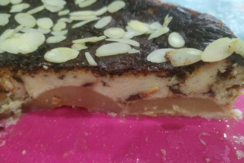 Gâteau à la faisselle, poires et chocolat au Thermomix - Cookomix