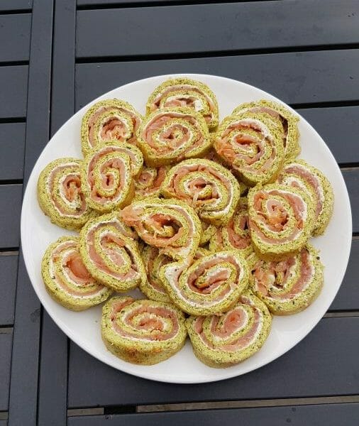 Roule Aux Courgettes Et Au Saumon Fume Au Thermomix Cookomix