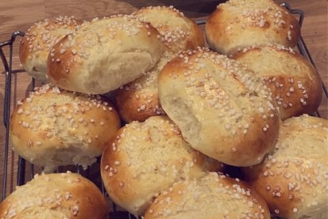 Brioche tressée à la mie filante au Thermomix - Cookomix