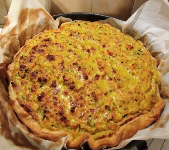 Tarte Courgettes Et Carottes Au Thermomix Cookomix